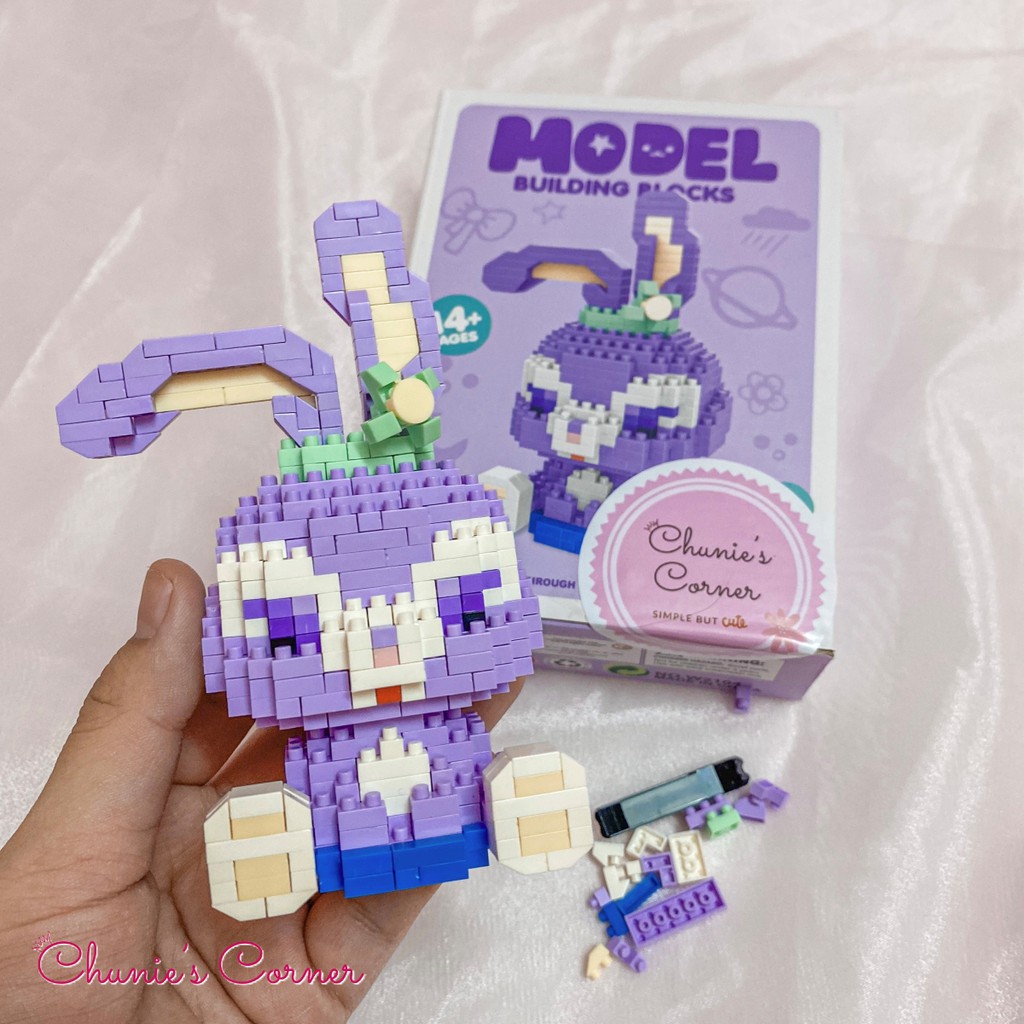 [Chunie] Mini Blocks- Đồ Chơi Mô Hình Lắp Ghép DIY Nhân Vật Hoạt Hình Disney Decor Cute