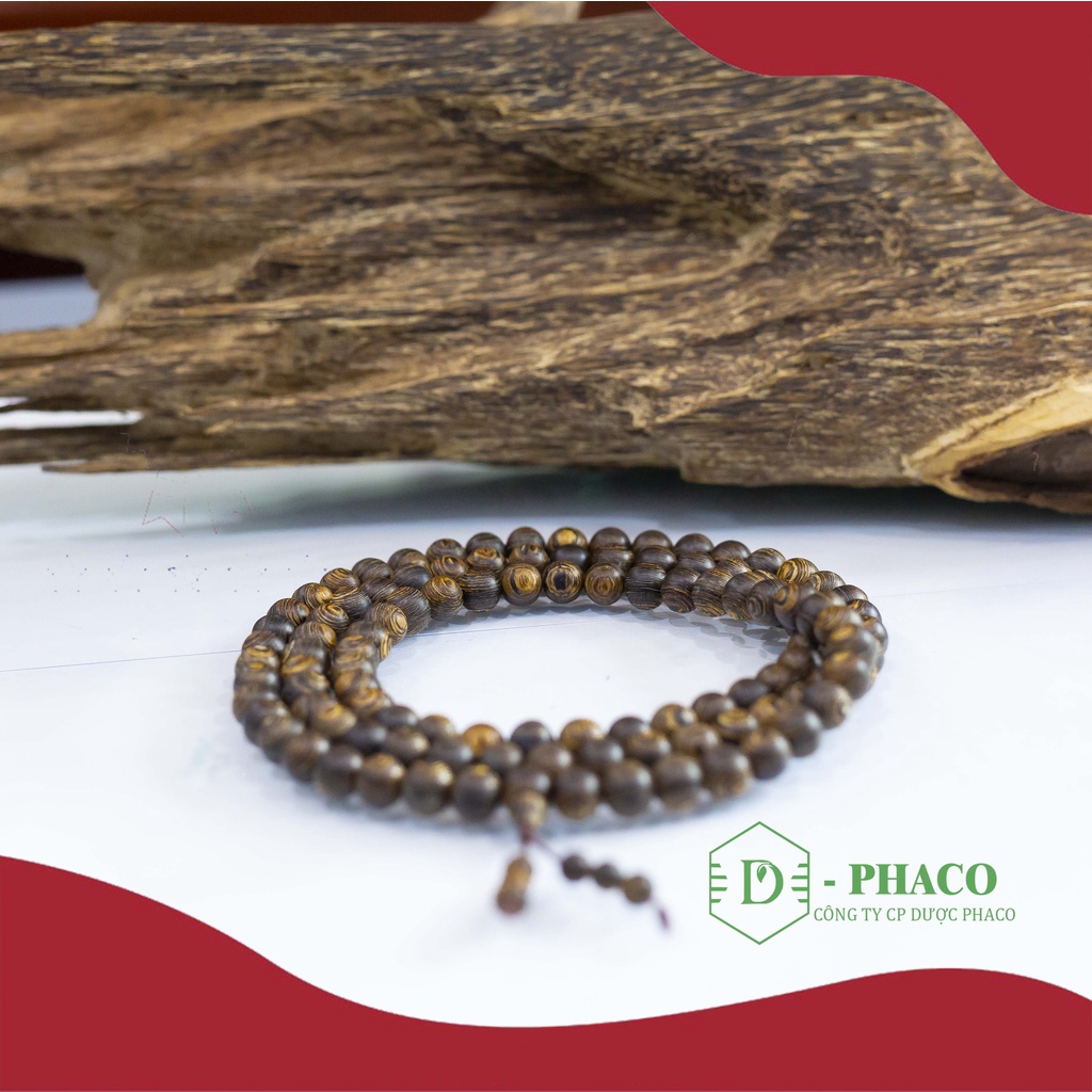 Vòng tay trầm hương phong thủy cao cấp 108 hạt