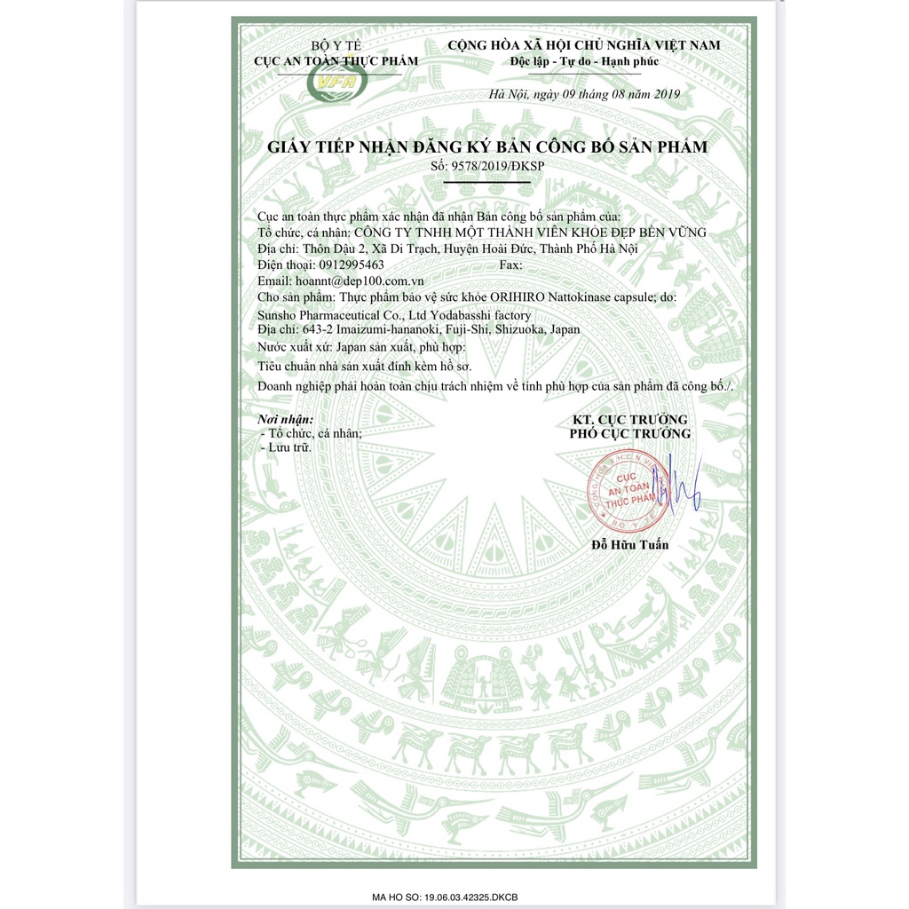 Viên uống Nattokinase 2000FU - 4000FU Orihiro Nhật Bản hỗ trợ đ.ột quỵ ngừa tai biến m.ạch m.áu n.ão 60 viên