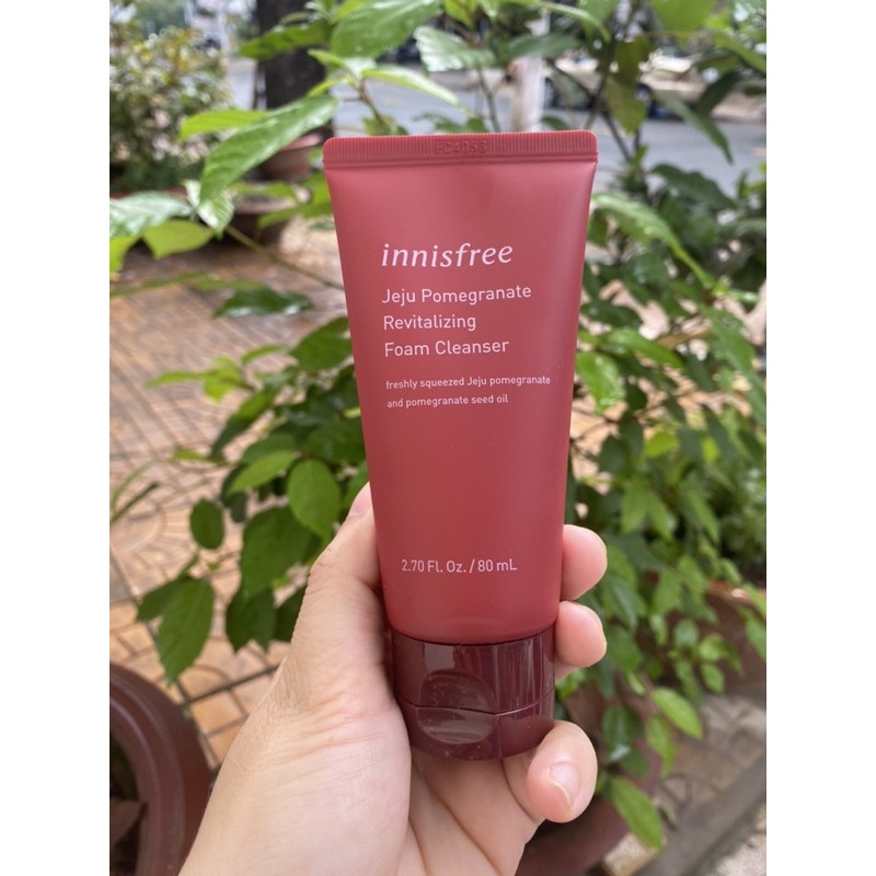 Sữa rửa mặt innisfree lựu đỏ 80ml