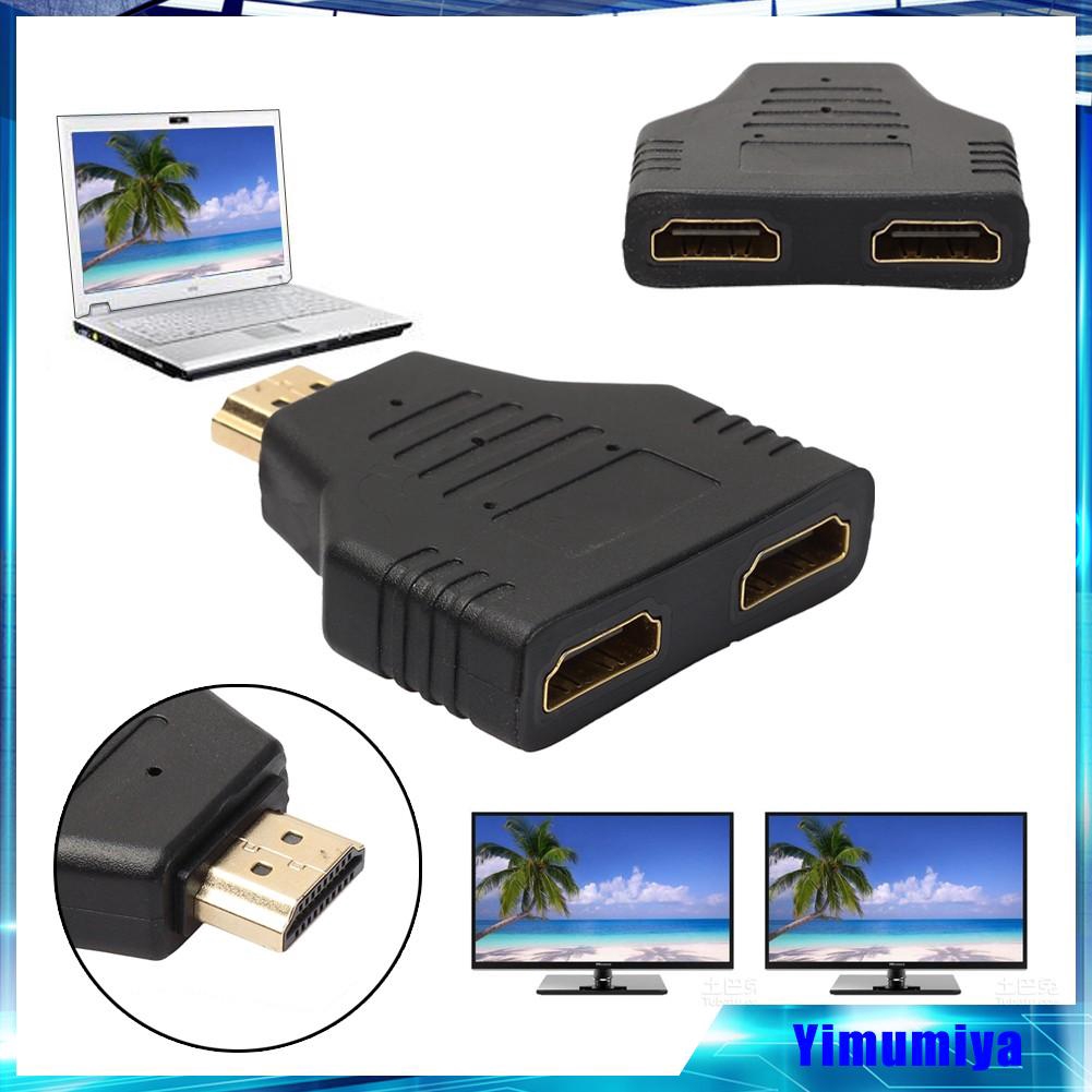 Đầu chuyển đổi 1080P HDMI đầu dương sang 2 đầu âm