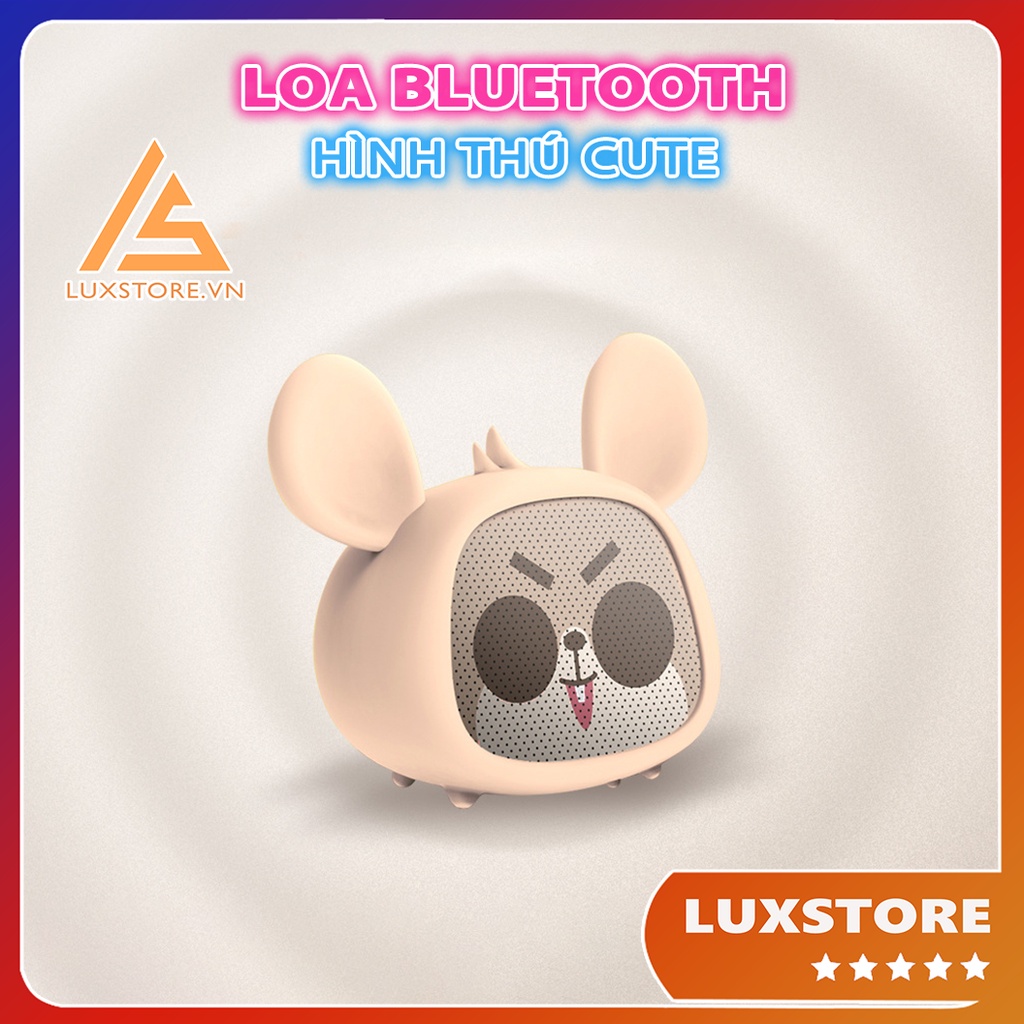 LOA BLUETOOTH HÌNH THÚ MINI, NHỎ GỌN TRANG TRÍ DÉCOR GÓC LÀM VIỆC – LUXSTORE