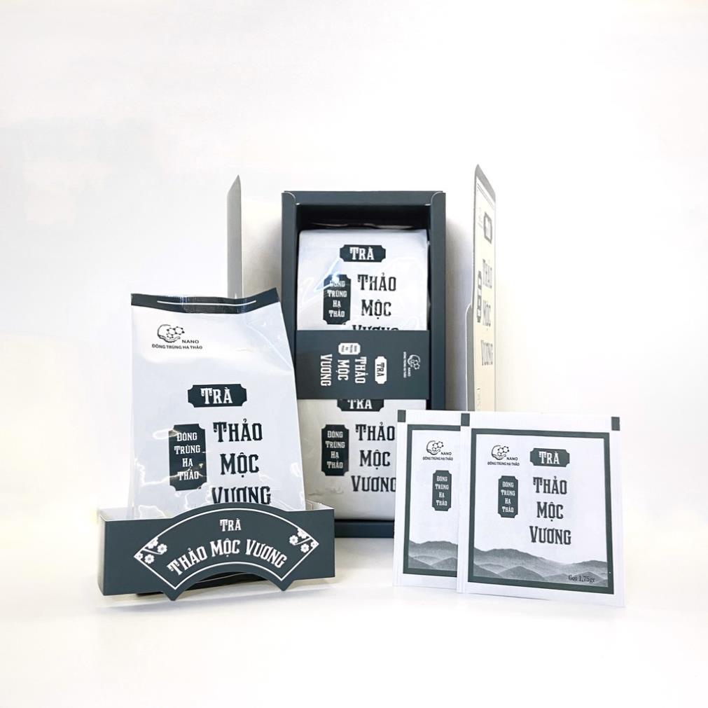 ✅ Gói Trà Túi Lọc Thảo Mộc Vương Mát Gan Thanh Nhiệt Giải Độc - Nano Đông Trùng Hạ Thảo