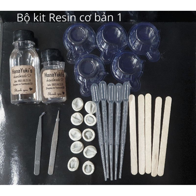 Bộ kít Dụng Cụ làm Resin Handmade, DIY