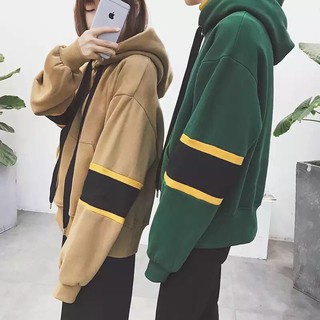 Áo Hoodie tay dài lót nhung ấm áp thiết kế năng động trẻ trung hợp thời trang cho nam