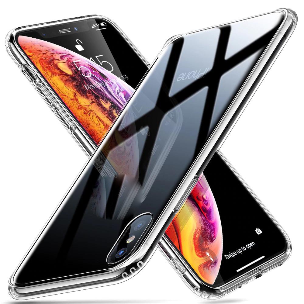 Ốp lưng chống sốc cho iPhone X / Xs / Xs Max trong suốt siêu mỏng hiệu Likgus Crashproof - Hàng chính hãng