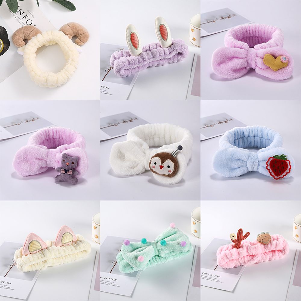 Băng đô bằng vải cotton không trượt co giãn phong cách Hàn Quốc đáng yêu cho nữ