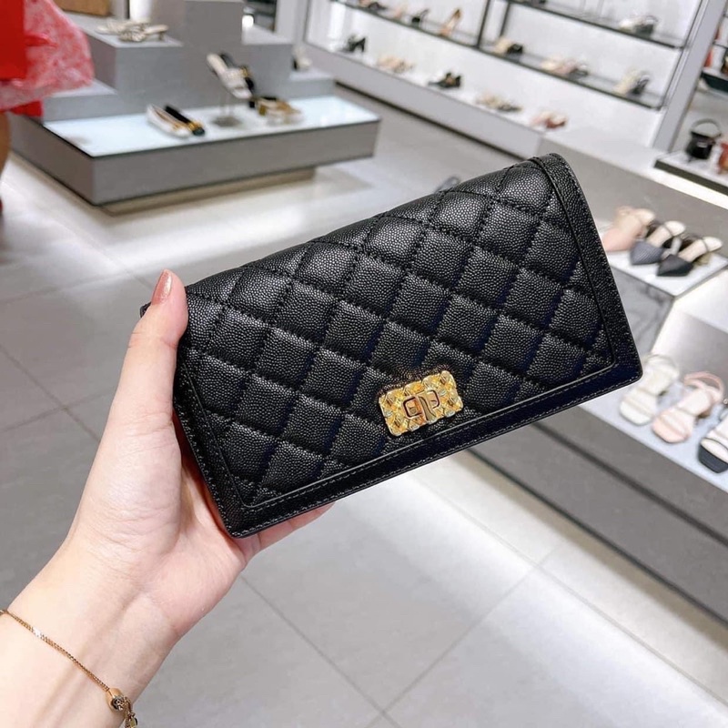 Clutch CK khoá xoay mẫu mới nhất fullbox