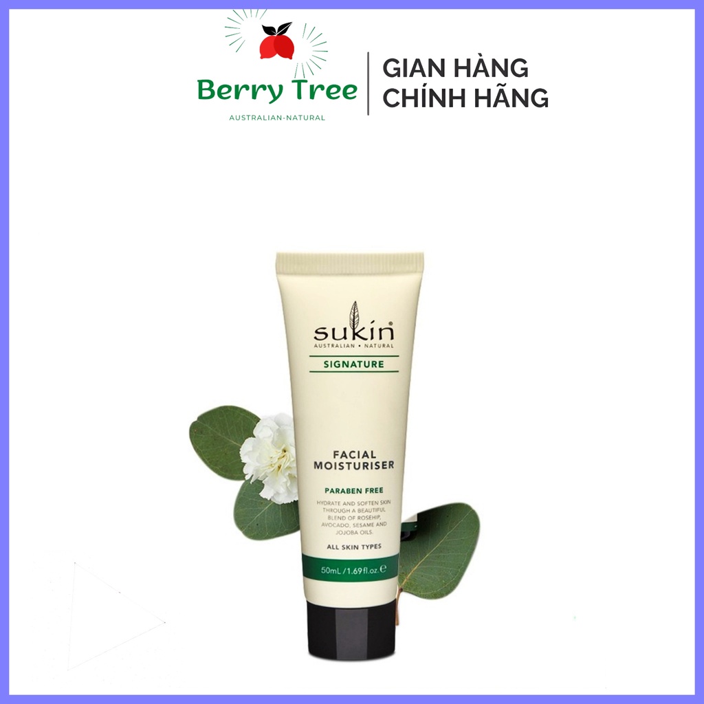 Kem dưỡng ẩm Sukin Facial Moisturiser 50ml