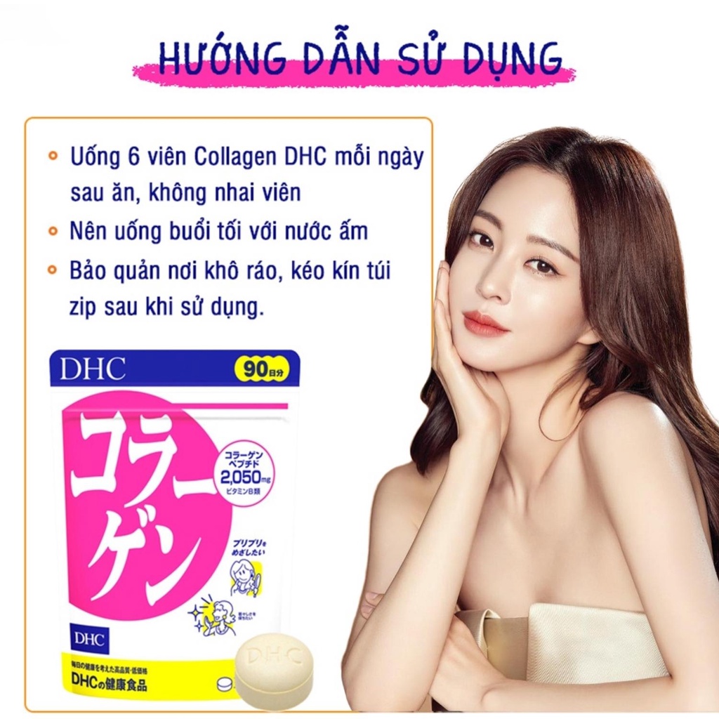 Viên uống collagen DHC Nhật Bản làm đẹp da 30/90 ngày
