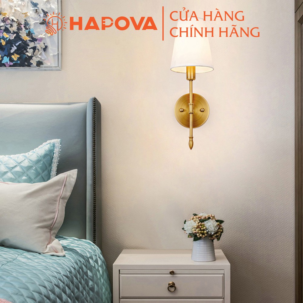 Đèn trang trí phòng ngủ, Đèn gắn tường HAPOVA MABEL 0406