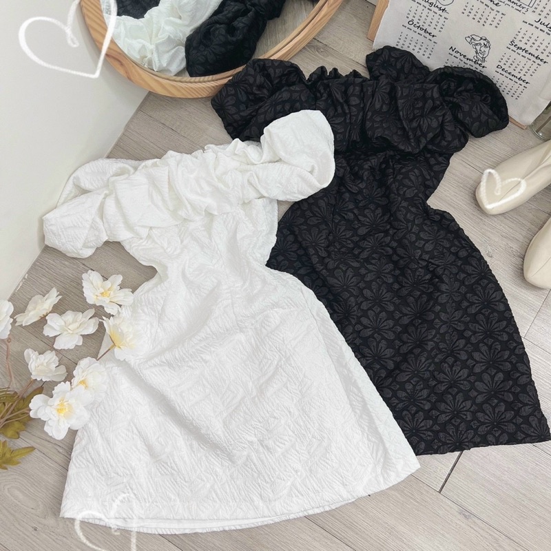 đầm hoa gấm bẹt vai bèo