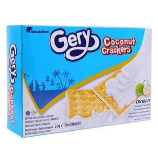 [ BÁNH NGON TUYỆT VỜI ] 01 hộp x 200gr Bánh Quy Dừa Gery Indonesia (Date: 12/2020)