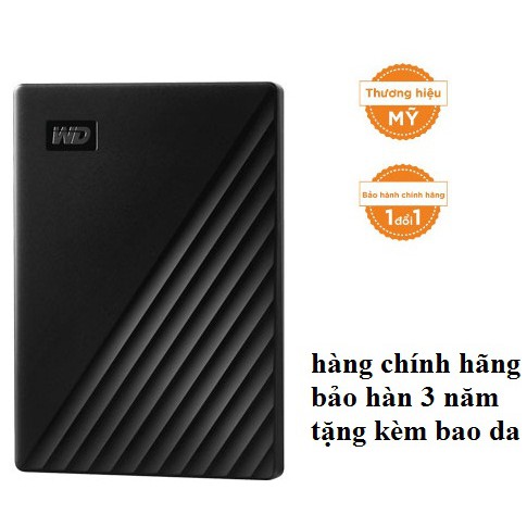 Ổ cứng WD My Passport 2TB black new model(chính hãng)