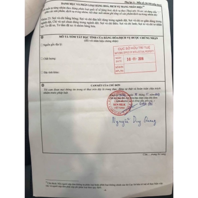 Khăn Mùi Xoa  Thêu Tay Cỏ 4 Lá - Quà Tặng May Mắn