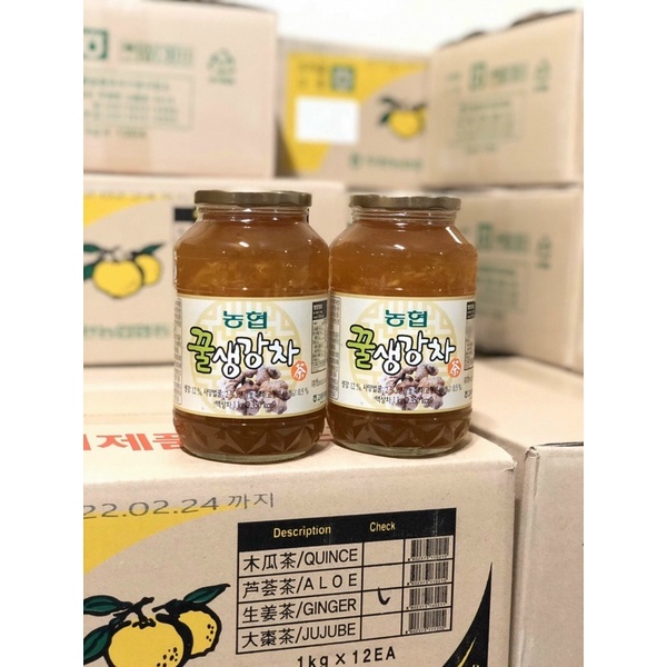 Combo 2 hủ mật ong gừng - Mật ong Hàn Quốc Honey Citron Tea