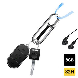 Móc khóa ghi âm mini siêu nhỏ K5 ghi âm 32H liên tục - Bộ nhớ trong 8GB