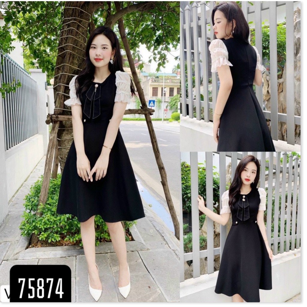 ĐẦM XÒE NỮ TAY NHÚN PHỐI NƠ SANG CHẢNH TRẺ TRUNG NĂNG ĐỘNG HHP