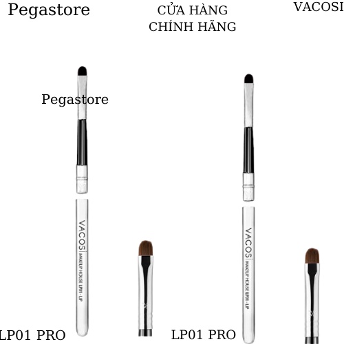 Cọ môi PRO Vacosi LP01 - cọ trang điểm chuyên dụng đầu ngắn