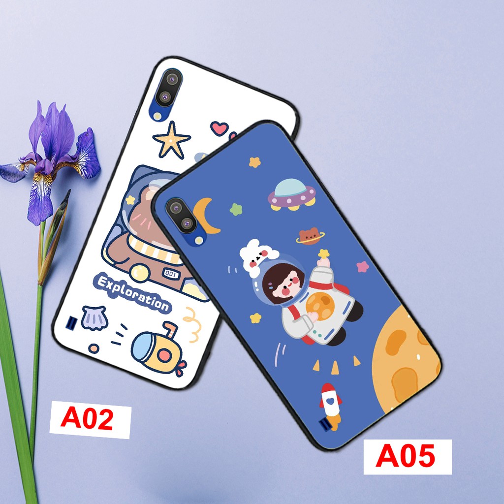 ỐP LƯNG SAMSUNG A01-SAMSUNG A02-SAMSUNG A10-SAMSUNG M10 IN HÌNH NHÀ THÁM HIỂM VŨ TRỤ SIÊU CUTE