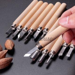 Set 3 / 8 / 12 Dụng Cụ Điêu Khắc Gỗ Thủ Công