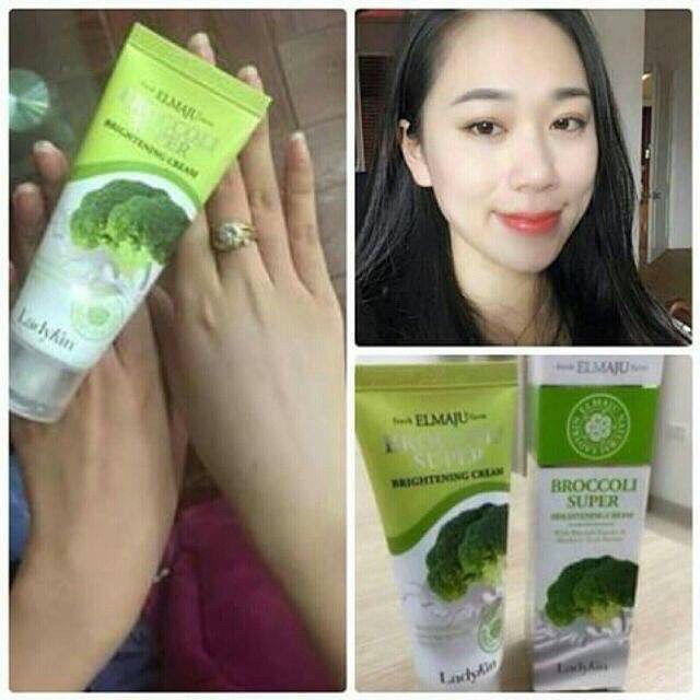 Kem dưỡng trắng da kèm make up Bông Cải Xanh- Ladykin [cam kết chuẩn AUTH  Hàn Quốc]