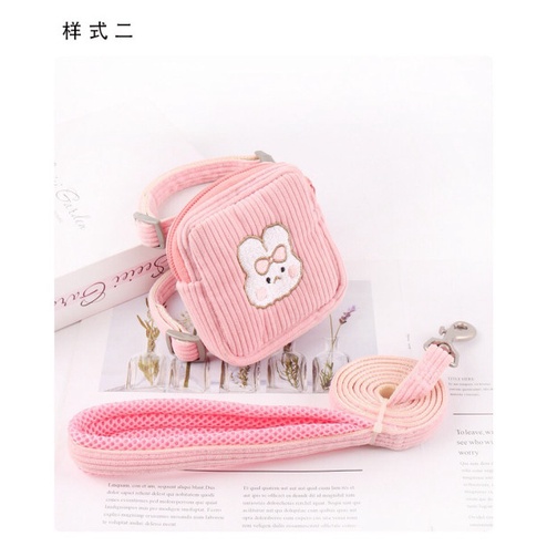 Dây dắt vòng cổ kèm balo cho chó mèo mẫu mới 2022 - 4pets official