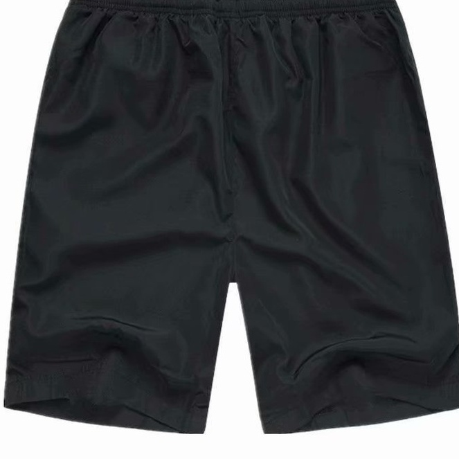 Quần ngắn ống rộng màu trơn thiết kế đơn giản thời trang cho nam nữ