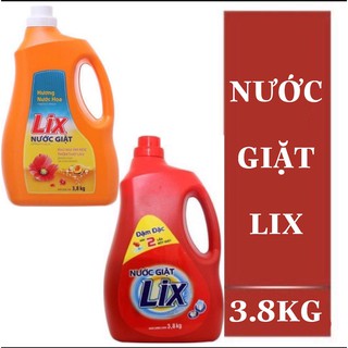 Nước Giặt Lix 3.8kg Đậm Đặc & Nước Hoa