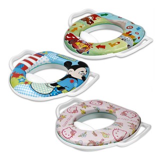 Bệ ngồi toilet có tay vịn hoạt hình cho bé