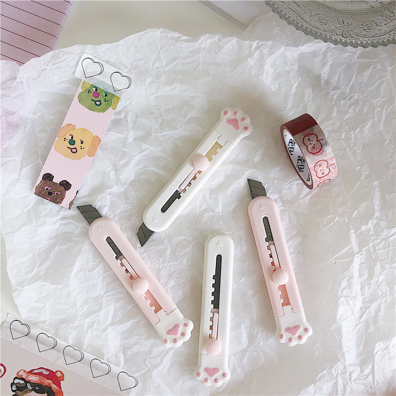 Dụng cụ cắt giấy hình chân mèo đáng yêu