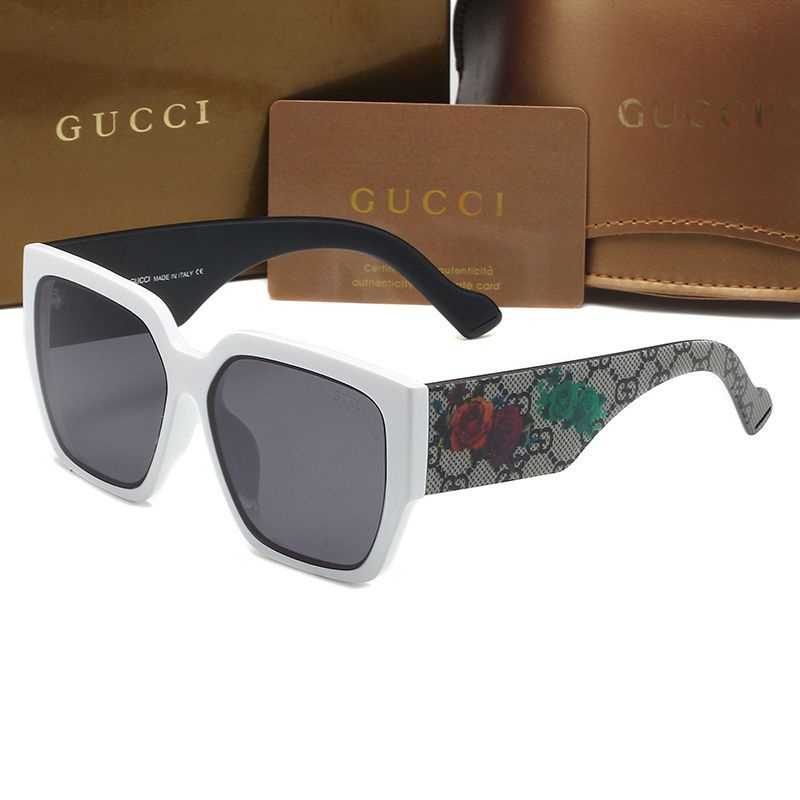 Kính Mát Chống Tia Cực Tím Gọng Lớn Hiệu Gucci Thời Trang