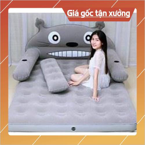 Giường Hơi Hình Thú Totoro Cao Cấp Có Bơm Điện Kèm Theo