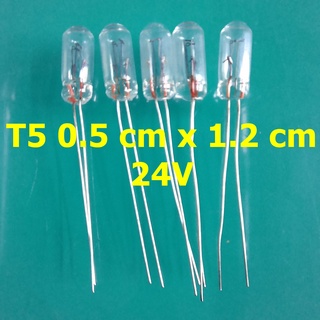 Bộ 5 Bóng Đèn Sợi Đốt Edison 12V, 24V