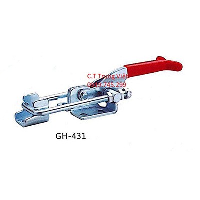 Kẹp định vị GH - 431 sắt vs inox 304