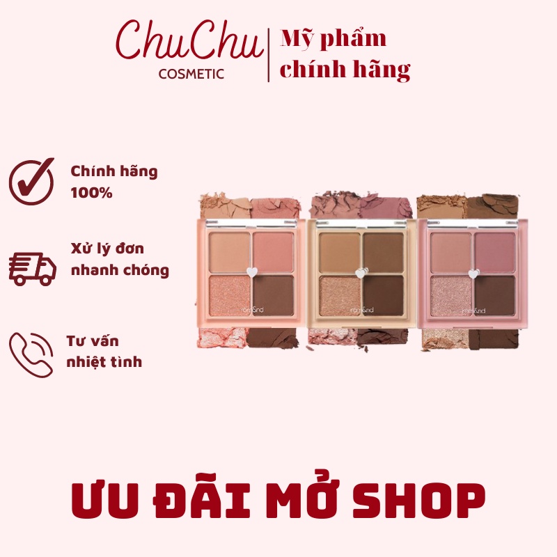 Bảng Mắt Romand Better Than Eyes 4 ô Hàn Quốc 6.5g