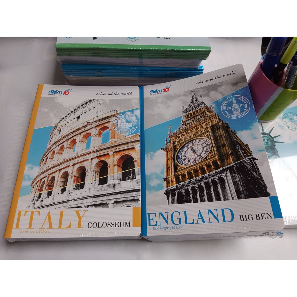 Vở kẻ ngang Thiên.Long 72tr,80tr,120tr