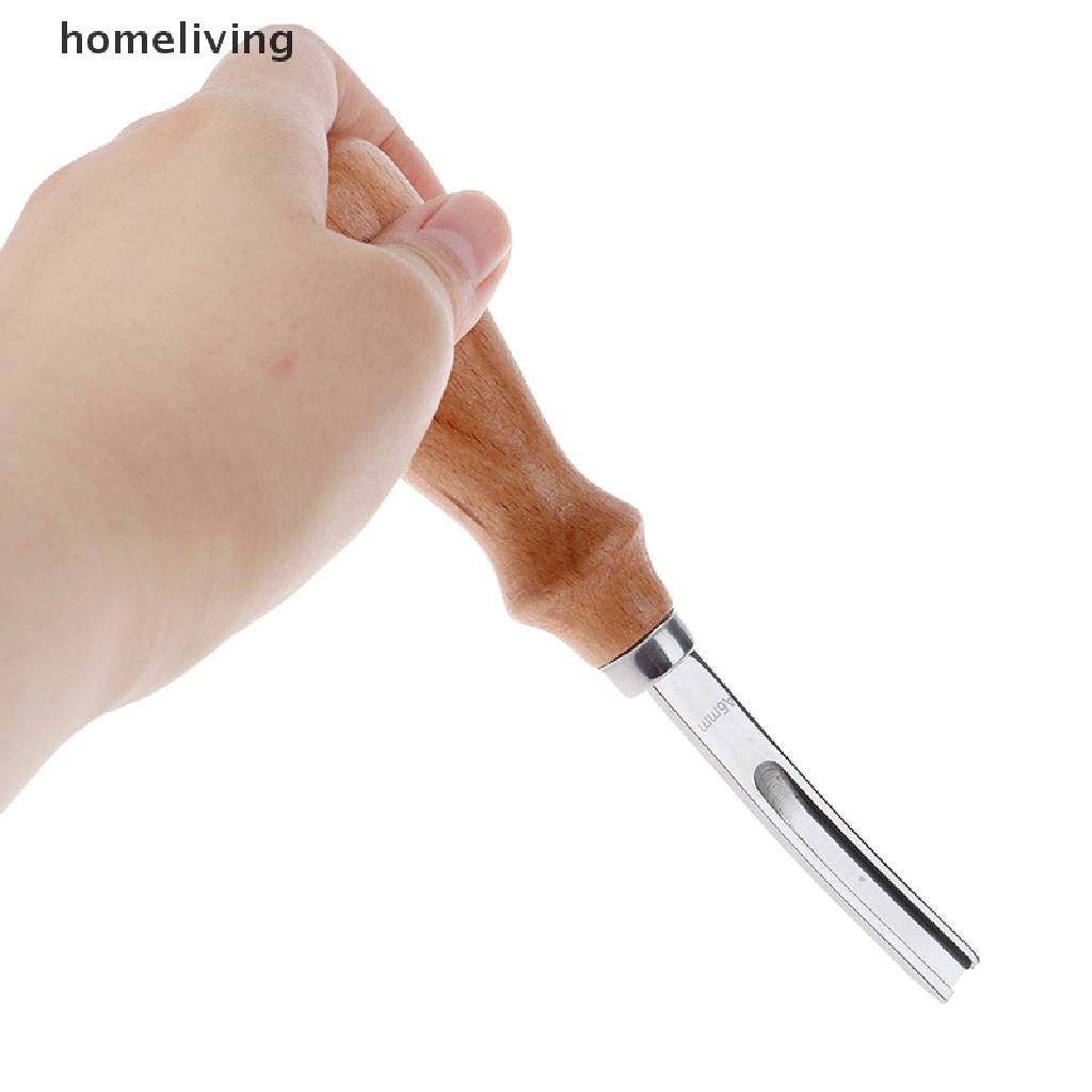 Dụng Cụ Làm Đồ Da Thủ Công Tay Cầm Bằng Gỗ Phong Cách Pháp