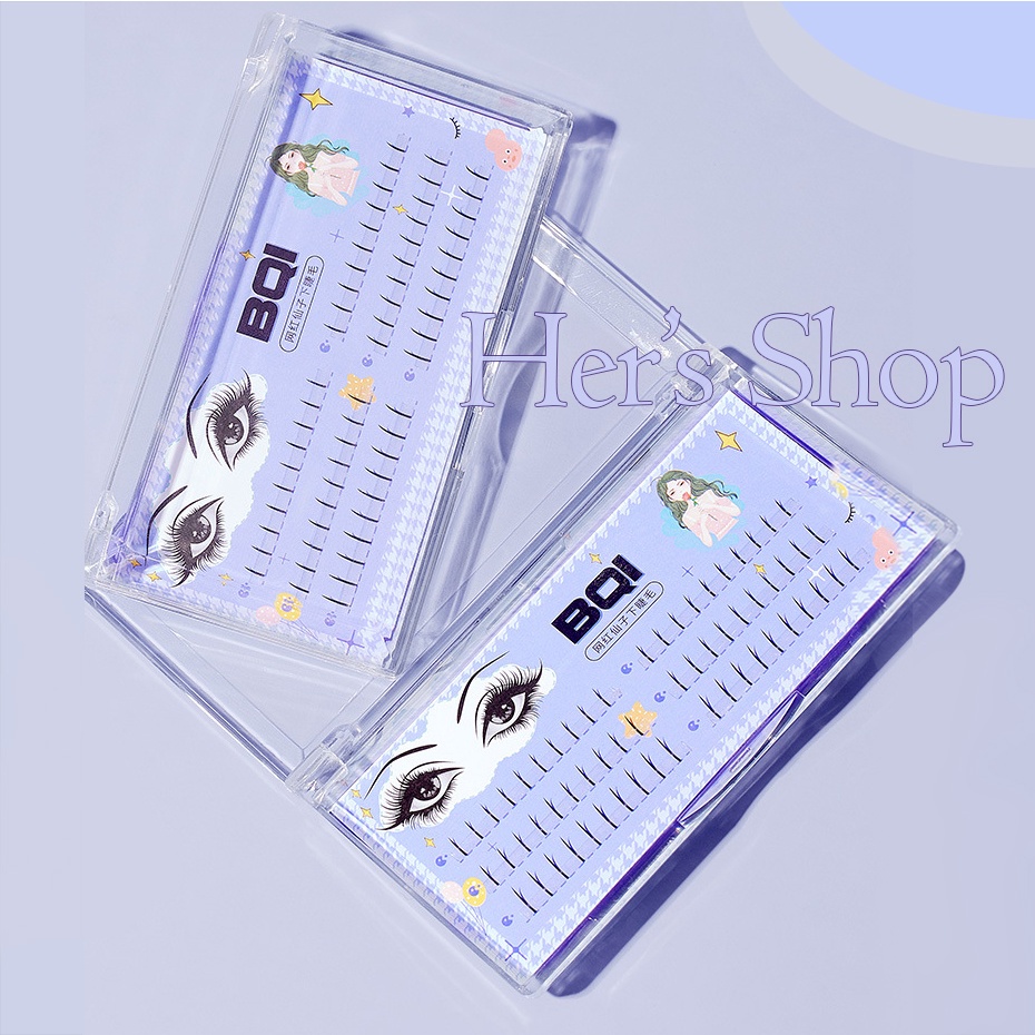 Lông Mi Giả Tách Sợi Nối Mi Dưới Tự Nhiên Độ Dài 5mm-7mm Tặng Keo Dán Mi - Mi Giả Tách Sợi Tự Nối Tại Nhà B7253