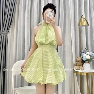 Váy yếm hở lưng (Ảnh thật)- V001