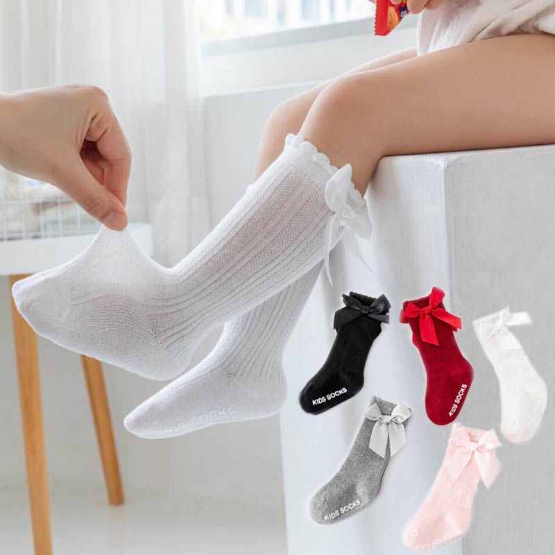 Tất Bé Gái Mùa Hè VY DESIGN. Tất Chống Muỗi Mùa Hè Cho Bé, Tất Lưới Cao Cấp Không Xù. Vớ Mùa Hè Bé Gái