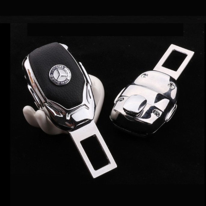 Sản Phẩm 01 Đầu chốt khóa chống kêu cắm móc đai dây an toàn ô tô, xe hơi dạng cắm nối tiếp HC-999 logo các hãng xe ...