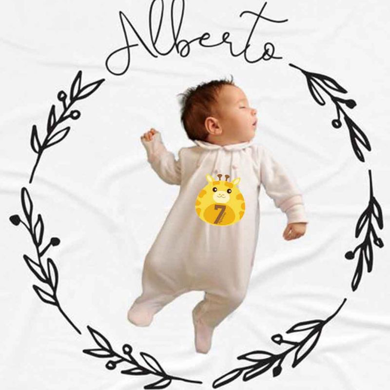 Sticker Dán Trang Trí Hình Động Vật Cho Bé Từ 1-12 Tháng Tuổi