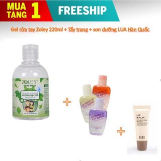 Nước Rửa Tay Khô Zoley 220ml - Kèm Quà Tặng