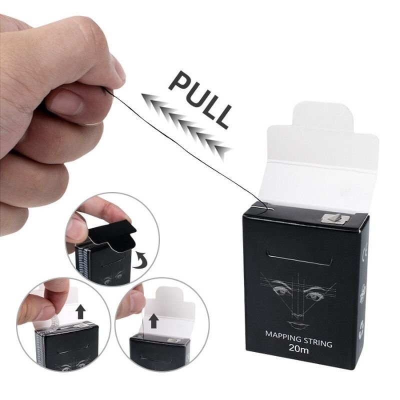 Chỉ Than Hoạt Tính Vẽ Khuôn Mày Trong Phun Xăm Thẩm Mỹ