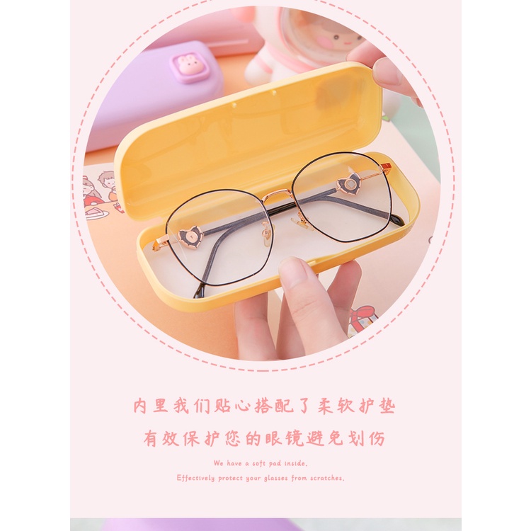 Hộp đựng kính, kiểu dáng trẻ trung, chất liệu nhựa cao cấp giúp bảo vệ kính không bị xước