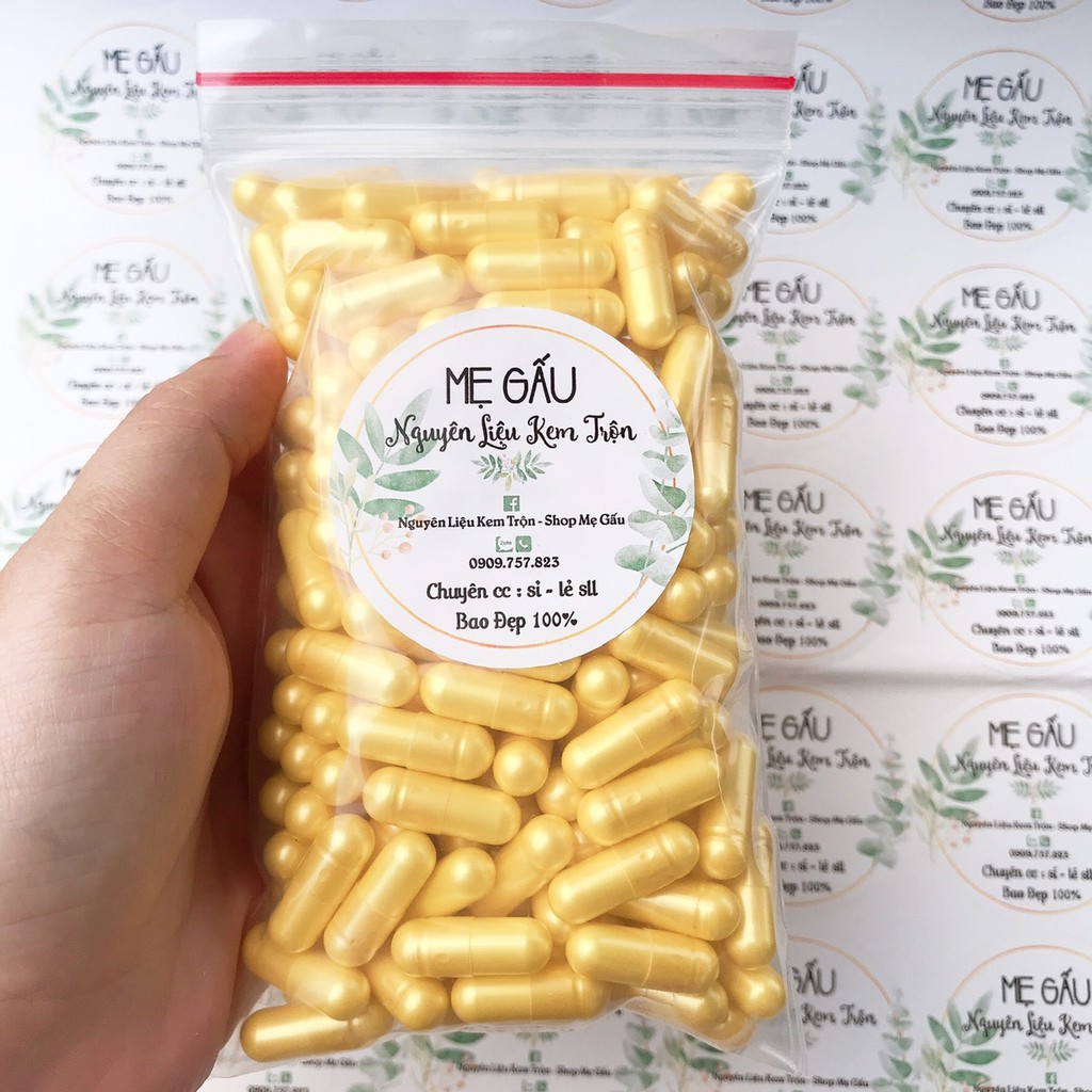 Sỉ 100 viên nhộng vàng