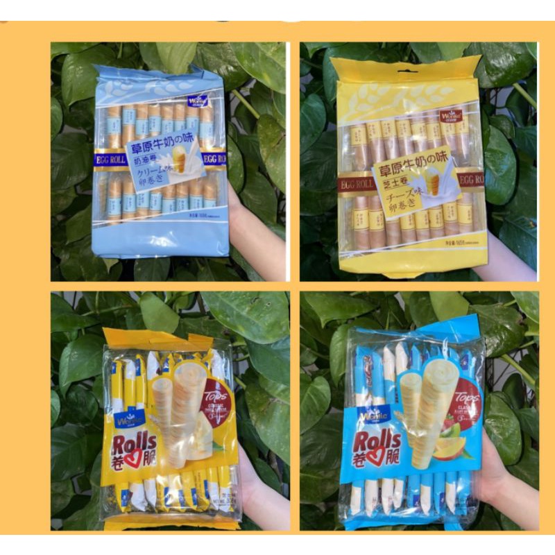 Bánh Quế Wonlie Roll 4 vị 308g