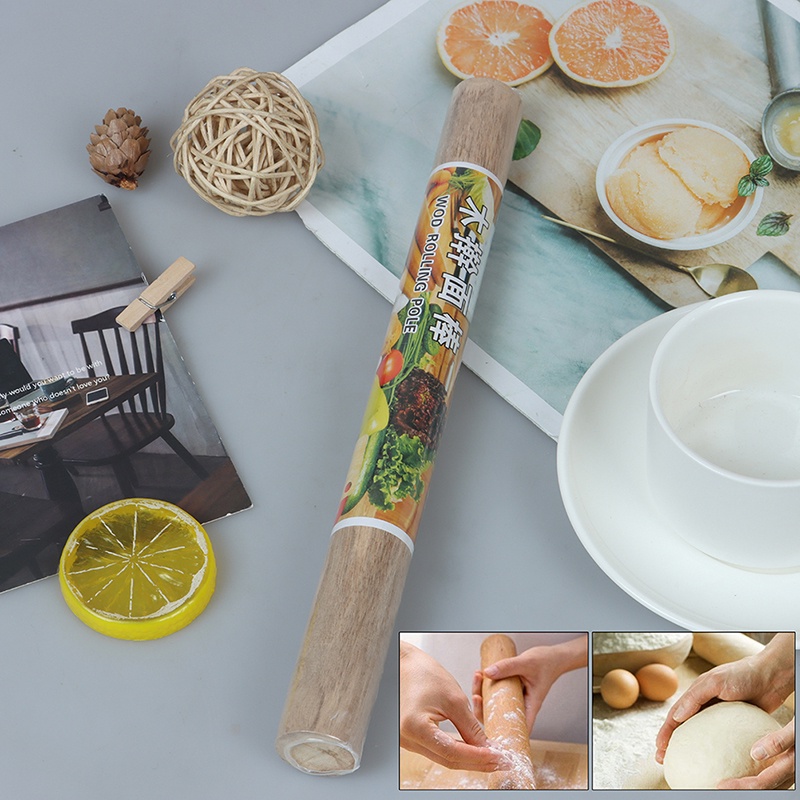 Cây Lăn Bột Làm Bánh Bằng Gỗ Tiện Dụng Cho Nhà Bếp Yancrane3