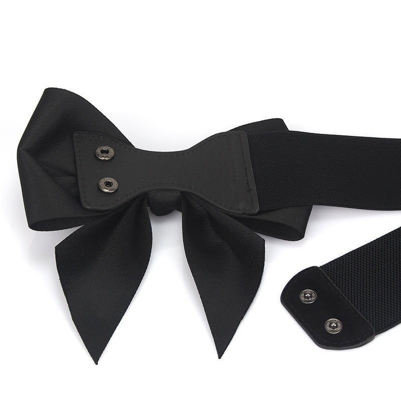 Thắt lưng vải co dãn phối nơ thời trang nữ xinh xắn